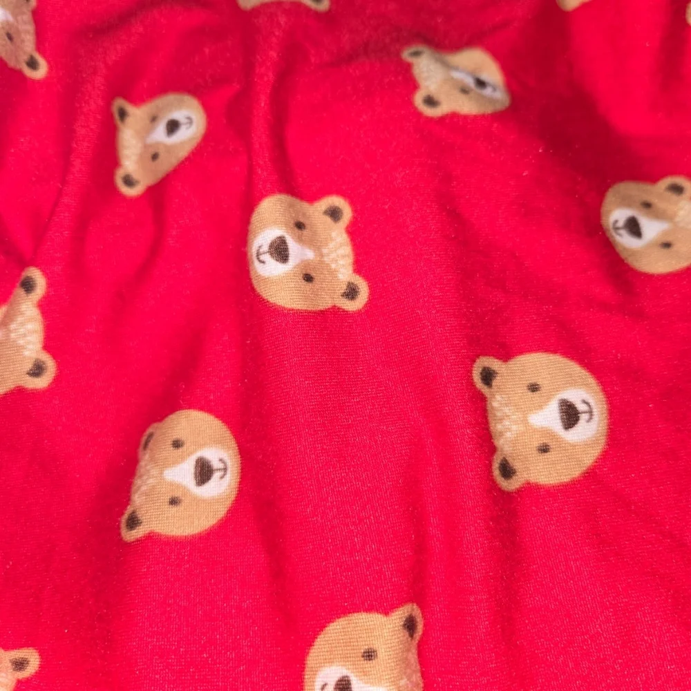 Set of 2 Matching Bear pajama set includes PJ Tops and PJ Bottoms toddler kid 3T